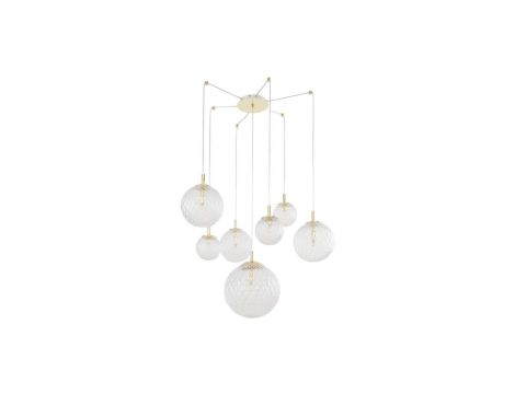 Lampa wisząca ARENA BLUE/GOLD 5xGX53 MLP7775 Milagro