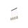 Lampa wisząca SATIPO AMBER 4 PŁ 5625 TK Lighting