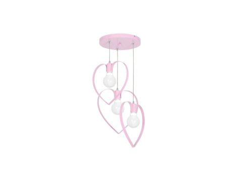 Lampa wisząca AMORE PINK 3xE27 MLP9954 Milagro