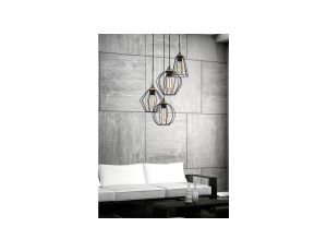 Lampa sufitowa designerska czarna minimalistyczna z serii CAMARA K-4754 Kaja Lighting