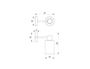 Lampa wisząca pojedyncza z kloszem w kształcie kopuły – ZOE BRICK M E27 10175 TK Lighting