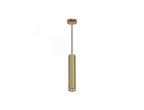 Lampa wisząca CORK złota tuba punktowa, zwis na gwint GU10 K-4825 Kaja Lighting