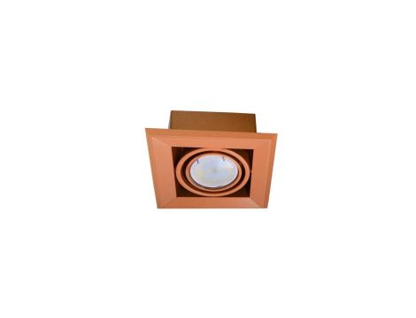 LAMPA PODTYNKOWA BLOCCO POMARAŃCZ 1x7W GU10 LED ML840 Milagro