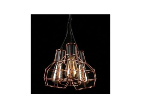 Lampka stołowa BENET, nowoczesny druciany klosz na E27 K-3773 Kaja Lighting