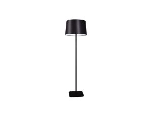 Lampa podłogowa ESSEO z czarnym abażurem na E27 do salonu K-4769 Kaja Lighting