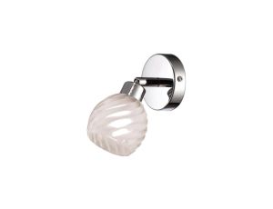 Kinkiet reflektorek ścienny AZELA szklany klosz regulowany K-W9528/1 Kaja Lighting