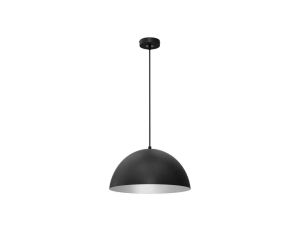 Lampa wisząca BETA BLACK/WHITE 1xE27 35cm MLP8954 Milagro