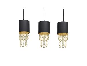 Kinkiet z chromowanymi podkloszami na mały gwint biały z serii BARI K-4057 Kaja Lighting