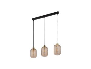 Lampa wisząca PESCARA kolor Czarny / złoty 4577 TK Lighting