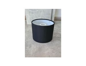 ABAŻUR ENZO czarny shintz walec