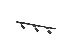 Zestaw Szynoprzewód 3xPipe GU10 + Prowadnica 1,5m - Czarny ML8719 Milagro