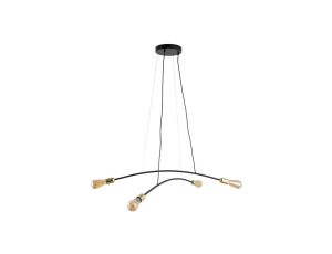 Lampa wisząca HELIX kolor Czarny / złoty 4602 TK Lighting
