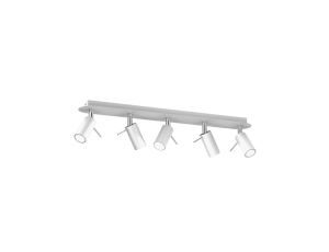 Lampa sufitowa PRESTON WHITE/CHROME 5x mini GU10 MLP7617 Milagro
