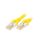 Patch cord S/FTP 6 linka Cu PUR żółty 2,5m 26AWG Żyły: 8 09474747112