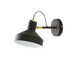 Kinkiet lampa ścienna SIGMA kolor czarny mat/transparentny, biały metal, E27 IP20 A6002 Zuma Line