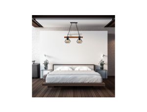 Kinkiet TONI kolor Szary + drewno 6751 TK Lighting