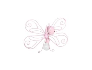 Kinkiet MOTYL 2 PINK 1xE27 MLP3931 Milagro