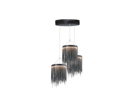 LAMPA WISZĄCA CASCATA BLACK 54W LED ML3797 Milagro