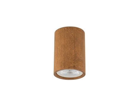 Spot tuba drewniana z serii EVE w kolorze orzechowym na GU10 10126 TK Lighting