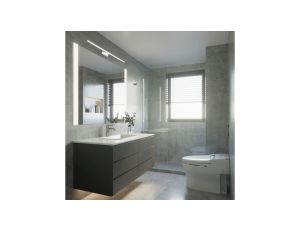 Plafon sufitowy LED z dwoma reflektorkami w kolorze czarnym, barwa neutralna 4160Lm K-8191 Kaja Lighting