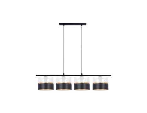 Lampa wisząca na listwie VEGA, z czterema abażurami na E27 nad stół K-5293 Kaja Lighting