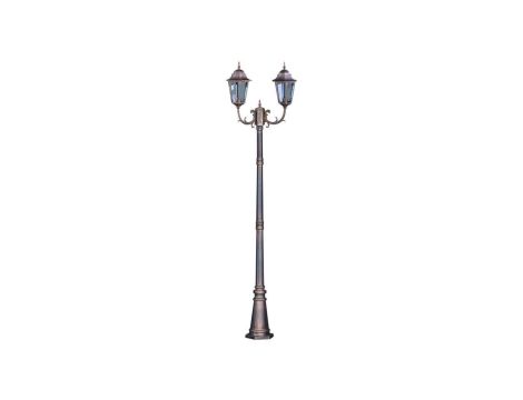 Lampa Dwuramienna E27 Czarny z serii LOZANA lampa zewnętrzna K-7006A2/2 CZARNY/ZŁOTY Kaja Lighting