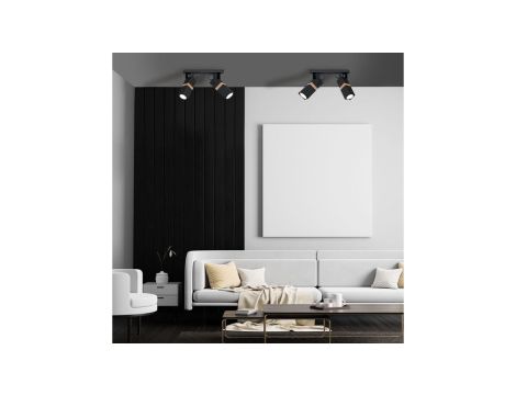 Lampa Dwustronny Kinkiet GU10 Chrom z serii WELLA zewnętrzna lampa ścienna, na taras K-8012C Kaja Lighting