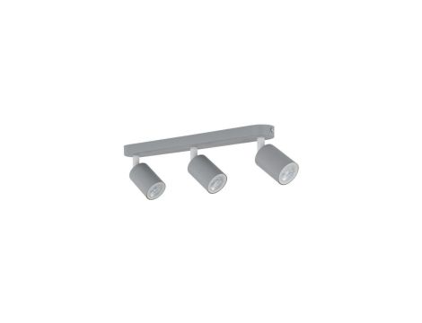 Sufitowe reflektorki na listwie LIVIA GRAY z regulacją 3*Gu10 10242 TK Lighting