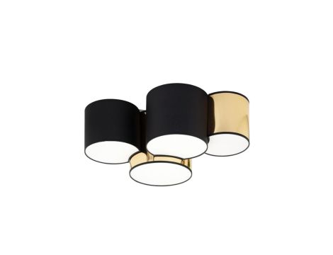 Klasyczny szklany kinkiet MATRO Ø30cm z wzorkiem K-3722 Kaja Lighting