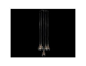 Lampa sufitowa SALVA czarna na GU10 reflektorki K-8002/3 BK Kaja Lighting