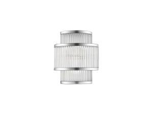 Kinkiet lampa ścienna SERGIO kolor chrom metal/szkło, 2xG9 IP20 W0528-02B-B5AC Zuma Line