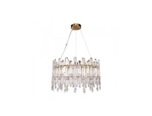 Lampa wisząca CROWN kolor złoty/przezroczysty metal/szkło, 6xE14 IP20 9867-500 Zuma Line