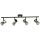 Lampa sufitowa reflektorki na listwie CENTO kolor czarny mat/złoty metal/szkło, 4xG9 IP20 TK220532-4BG Zuma Line