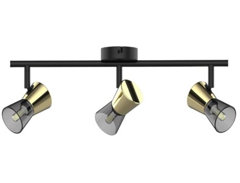 Lampa sufitowa CENTO kolor czarny mat/złoty metal/szkło, 3xG9 IP20 TK220532-3BG Zuma Line