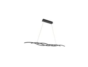 Lampa wisząca RESINA kolor czarny metal/kryształ, LED 2200 Lm 4000K IP20 L170221-3 Zuma Line