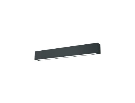Plafon IBROS 63cm czarny LED z podwyższonym stopniem szczelności IP44 Light Prestige