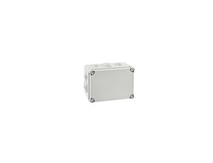 IP65 Puszka hermetyczna LIGHT 133x180x80 pokrywa pełna, z dławicami (6xM25, 4xM40)