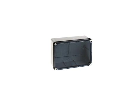 IP65-IP67 Puszka hermetyczna LIGHT 185x246x100 pokrywa transparentna, gładka