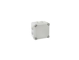 IP65 Puszka hermetyczna LIGHT 121x121x68 pokrywa pełna, z dławicami (7xM25)