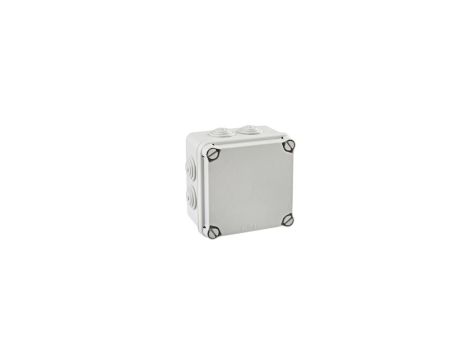 IP65 Puszka hermetyczna LIGHT 121x121x68 pokrywa pełna, z dławicami (7xM25)