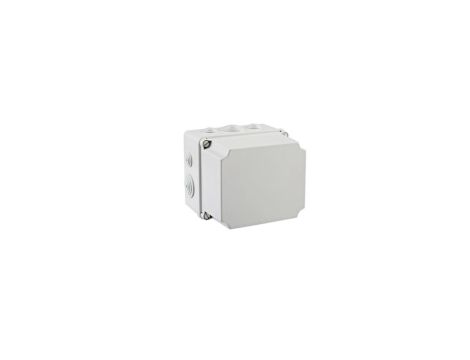 IP65 Puszka hermetyczna wysoka LIGHT 167x191x160 pokrywa pełna, z dławicami (6xM25, 4xM40)