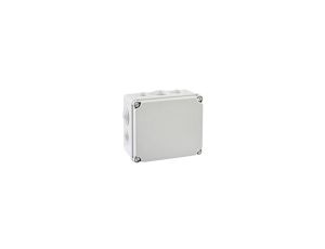 IP65 Puszka hermetyczna LIGHT 167x191x100 pokrywa pełna, z dławicami (6xM25, 4xM40)