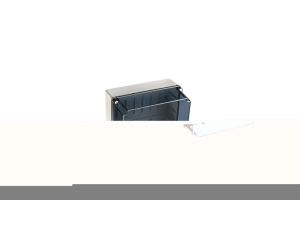 IP65-IP67 Puszka hermetyczna wysoka LIGHT 243x333x191 pokrywa transparentna, gładka