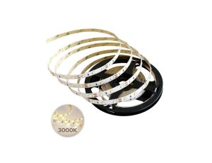 Taśma SEKRO LED 9,6W/m WW barwa ciepła, DC 12V, 60led/m, CRI80, IP56, silikon, 3000K, 5 m rolka, EDO777705
