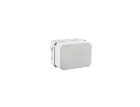 IP65 Puszka hermetyczna wysoka LIGHT 197x260x180 pokrywa pełna, z dławicami (4xM25, 6xM40)