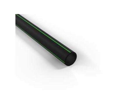 Rura gładkościenna światłowodowa QRGS (OPTO) 32/2,9 32mm czarna z zielonym paskiem, w kręgu 250m – 100322925034