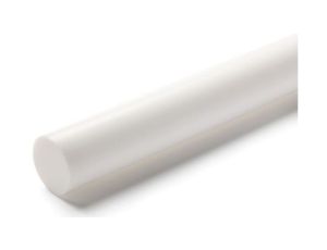 Pręt z fluorowego tworzywa sztucznego PTFE, Ø 45mm x 1m, kolor: Nieprzezroczyste