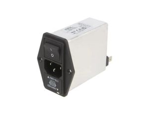 Złącze zasilające AC męskie 10A 250VAC C14 (E) 600uH FN1394-10-05-11