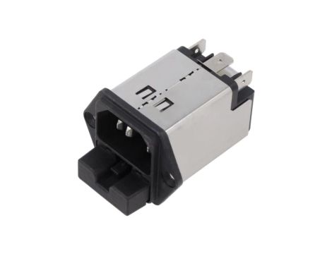 5220.0623.3Złącze zasilające AC gniazdo męskie 6A 250VAC IEC 60320 5220