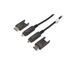 Kabel HDCP 2.2,HDMI 2.0 optyczny LSZH 15m AK-330127-150-S
